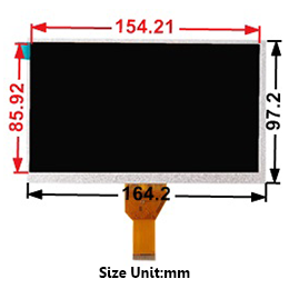 LCD TFT 7" IPS 1024x600 DISEN | 00