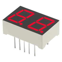 LED 7Seg 2Digits Red 0.39" | 00