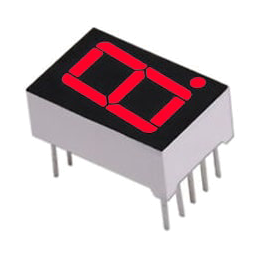 LED 7Seg 1Digits Red 0.56" | 00