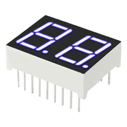 LED 7Seg 2Digits White 0.56" | 00