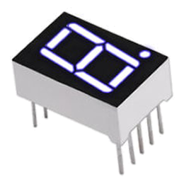 LED 7Seg 1Digits White 0.56" | 00