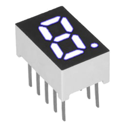 LED 7Seg 1Digits White 0.39" | 00