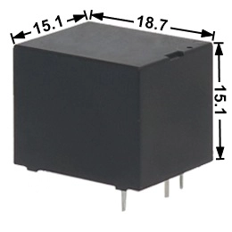 Relay R3F-SH-112DM 4Pin 10A 12V 0.36W RHD | 02