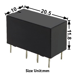 رله 12 ولت 2 آمپر Tianbo