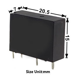 Relay BJS-SS-112LM 4Pin 5A 12V 0.36W AFE | 00