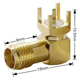 کانکتور SMA قائم 9 میلی متر